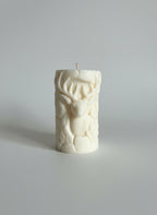 Candela pilastro natalizia