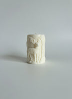 Candela pilastro natalizia