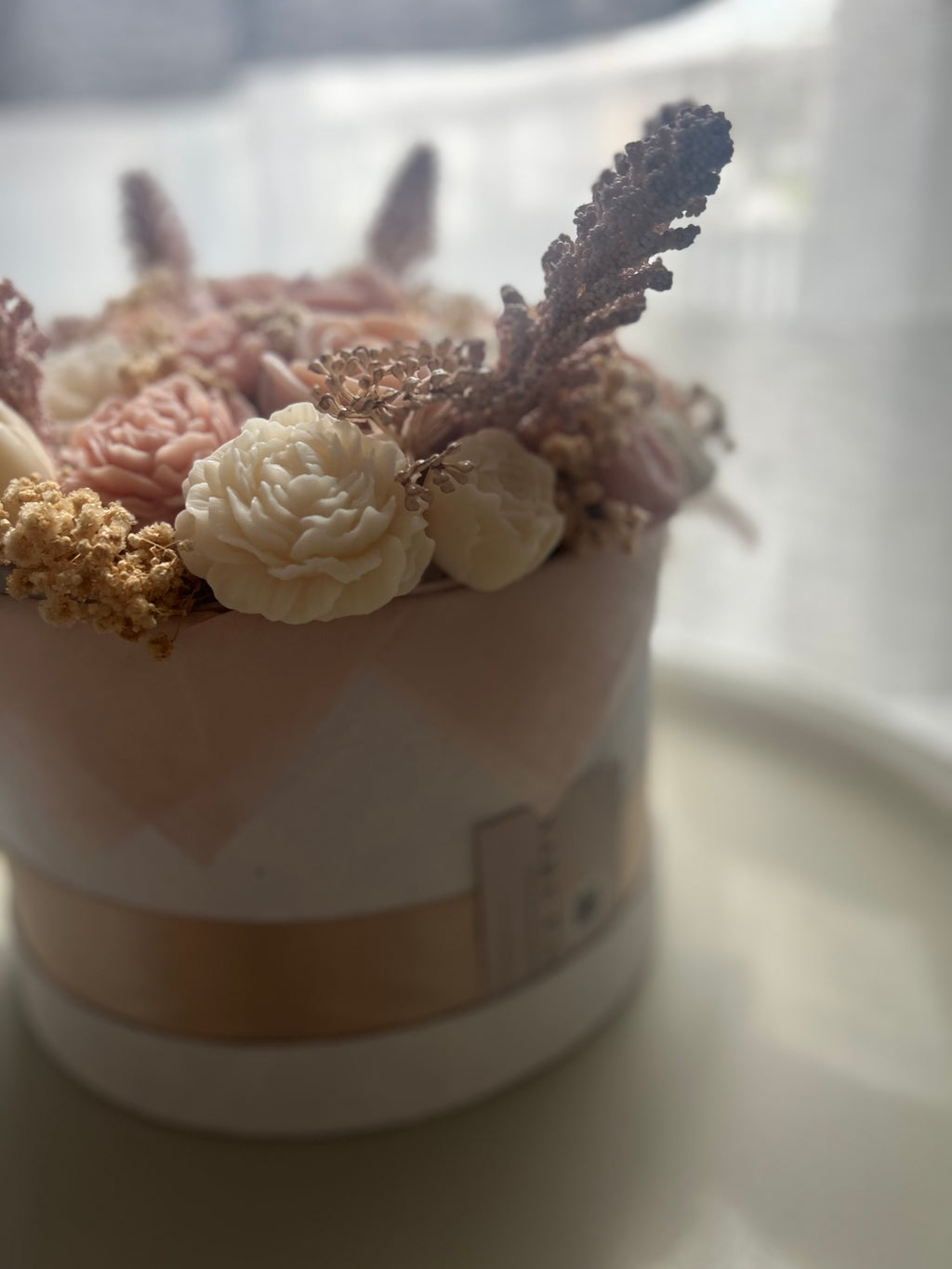 Bouquet fiori in cera maxi 22 cm