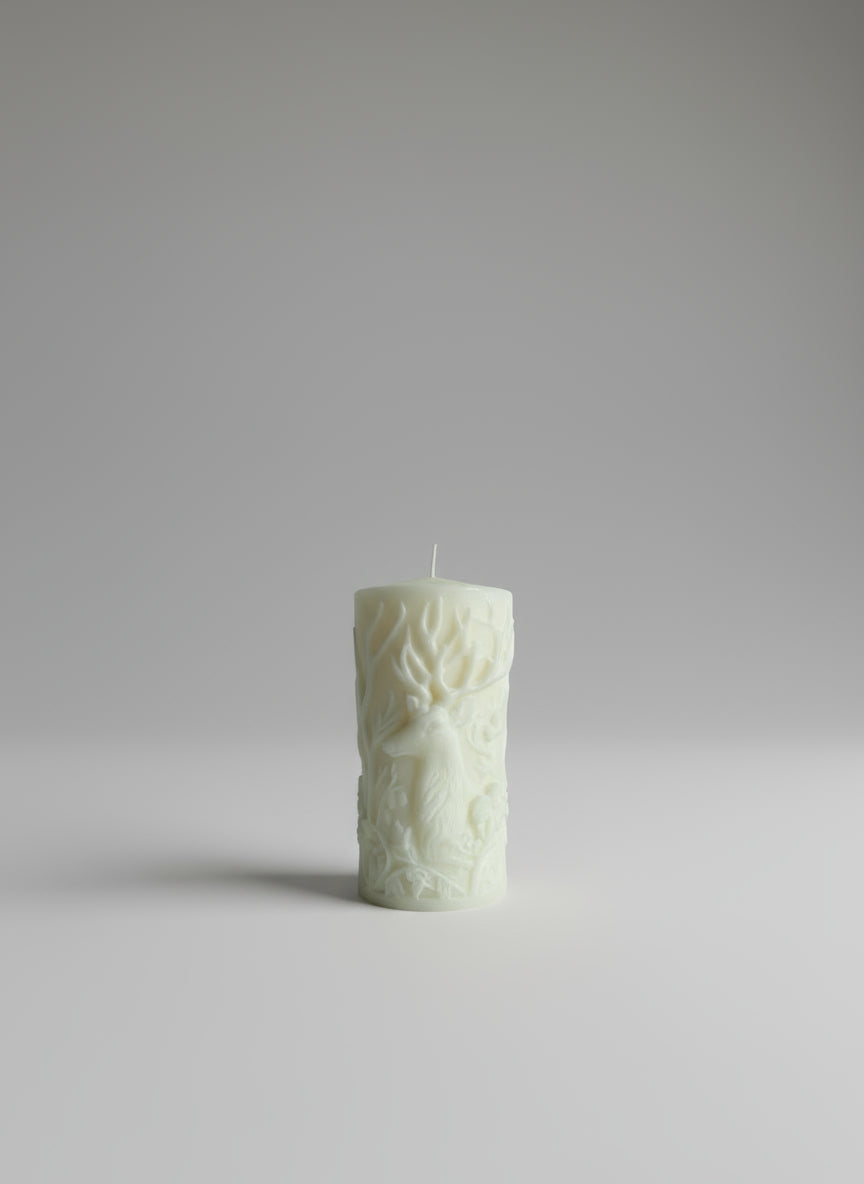 Candela pilastro natalizia