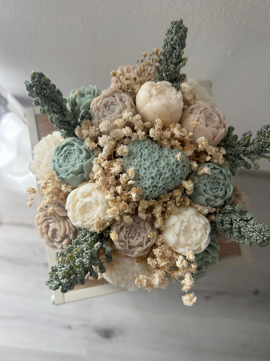 Bouquet fiori in cera maxi 22 cm